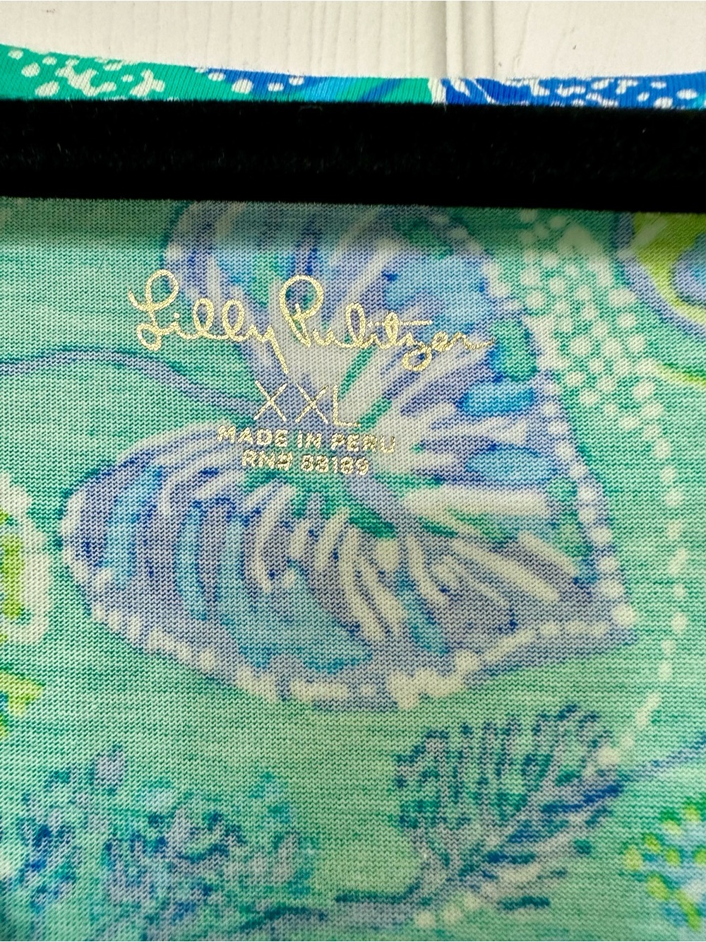 Lilly Pulitzer XXL Botanical Green IN A FLUTTER ETTA DRESS VNeck Short Sleeve - Picture 3 of 6